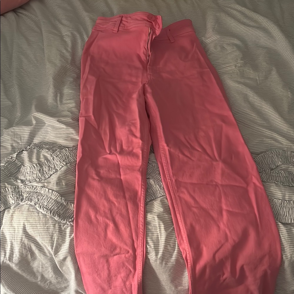 Zara Hot Pink Jeans